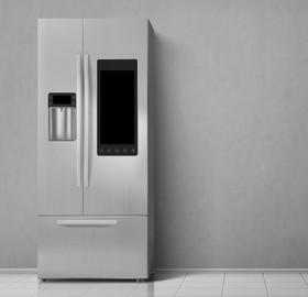 Image of Double door fridge